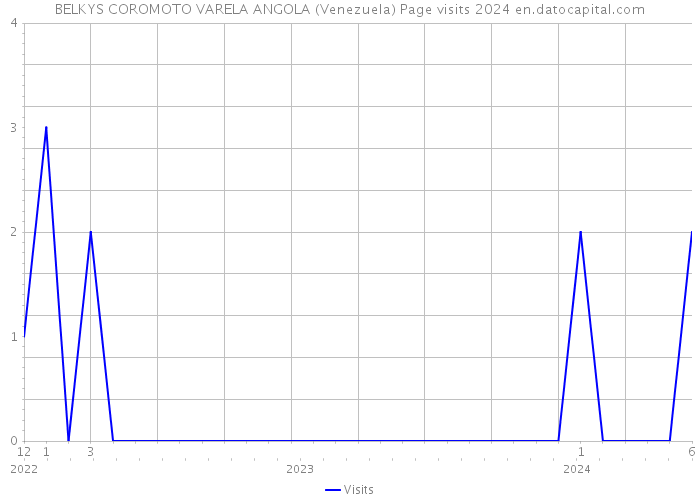 BELKYS COROMOTO VARELA ANGOLA (Venezuela) Page visits 2024 