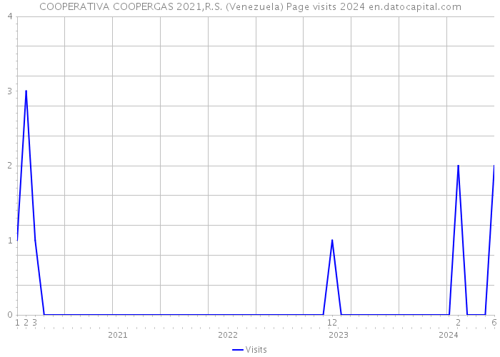 COOPERATIVA COOPERGAS 2021,R.S. (Venezuela) Page visits 2024 