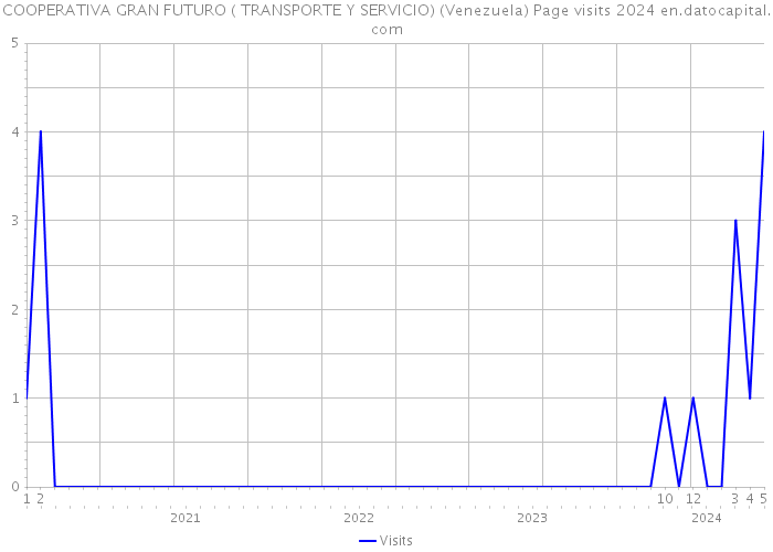 COOPERATIVA GRAN FUTURO ( TRANSPORTE Y SERVICIO) (Venezuela) Page visits 2024 