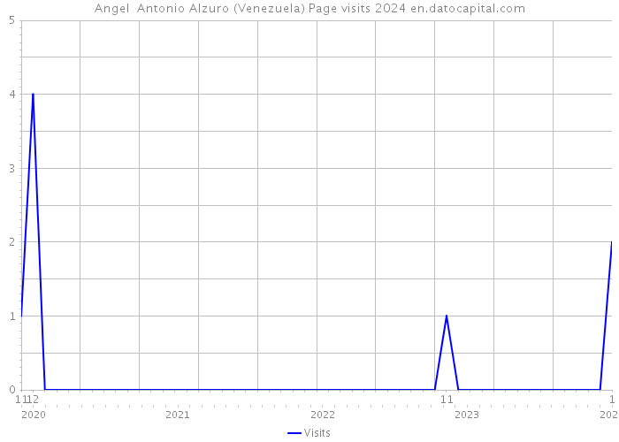 Angel Antonio Alzuro (Venezuela) Page visits 2024 