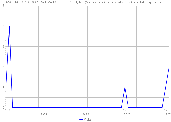 ASOCIACION COOPERATIVA LOS TEPUYES I, R.L (Venezuela) Page visits 2024 