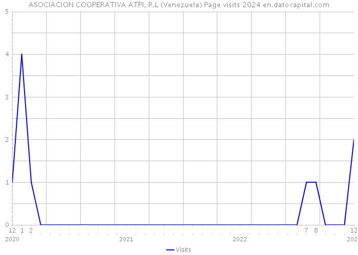 ASOCIACION COOPERATIVA ATPI, R.L (Venezuela) Page visits 2024 