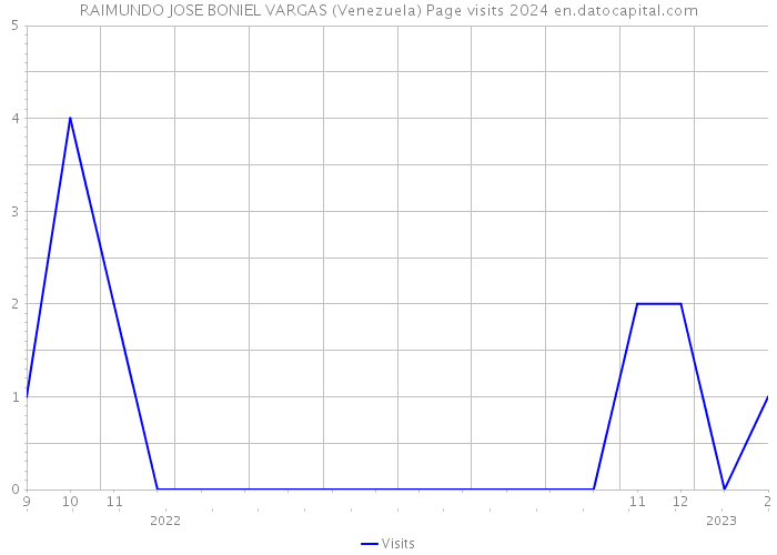 RAIMUNDO JOSE BONIEL VARGAS (Venezuela) Page visits 2024 