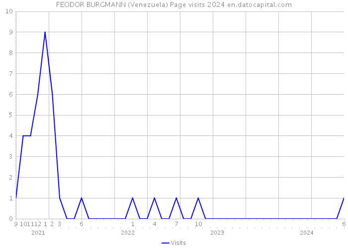 FEODOR BURGMANN (Venezuela) Page visits 2024 