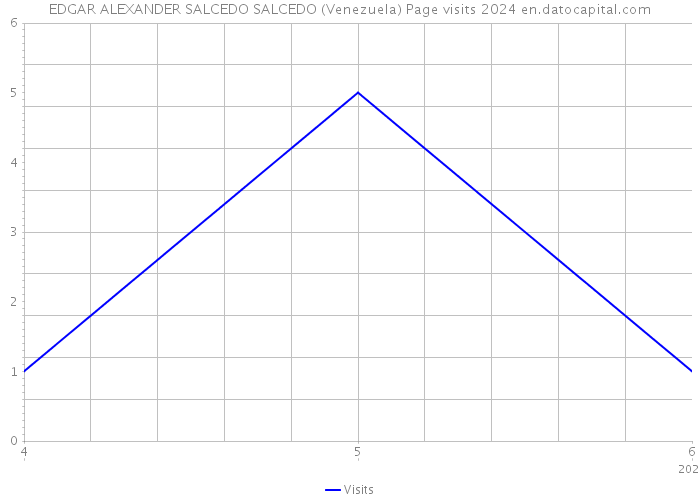 EDGAR ALEXANDER SALCEDO SALCEDO (Venezuela) Page visits 2024 