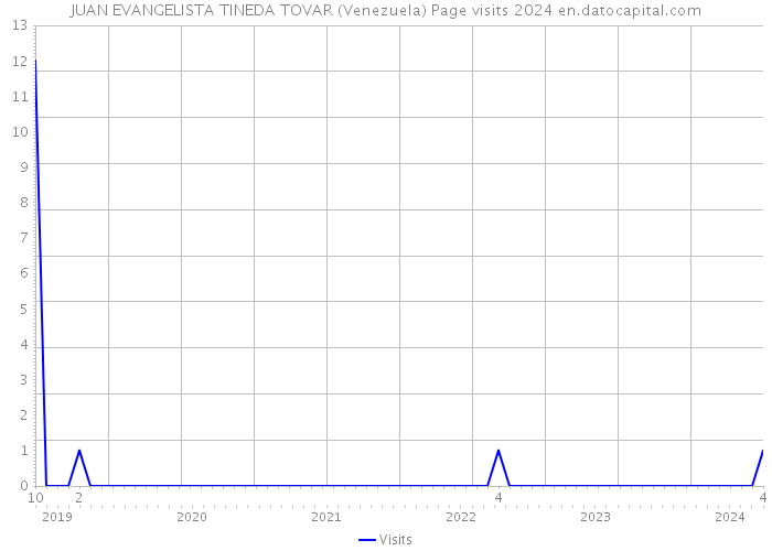 JUAN EVANGELISTA TINEDA TOVAR (Venezuela) Page visits 2024 