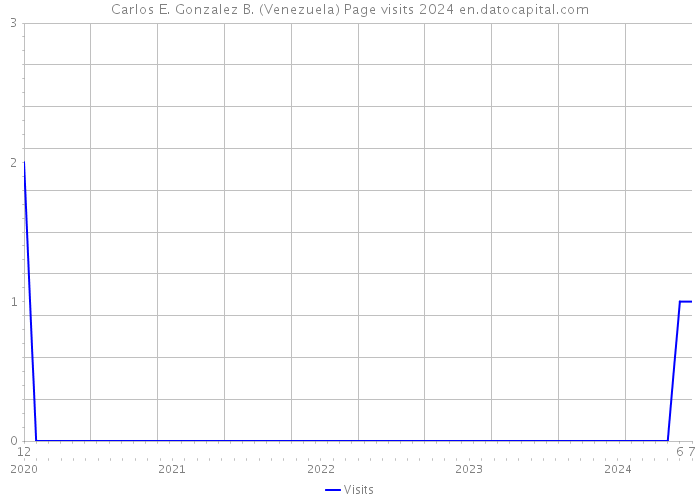 Carlos E. Gonzalez B. (Venezuela) Page visits 2024 