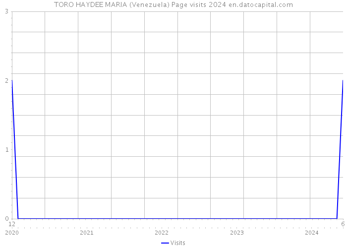 TORO HAYDEE MARIA (Venezuela) Page visits 2024 