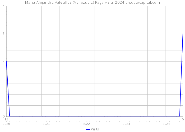 Maria Alejandra Valecillos (Venezuela) Page visits 2024 