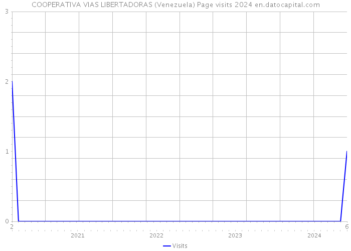 COOPERATIVA VIAS LIBERTADORAS (Venezuela) Page visits 2024 