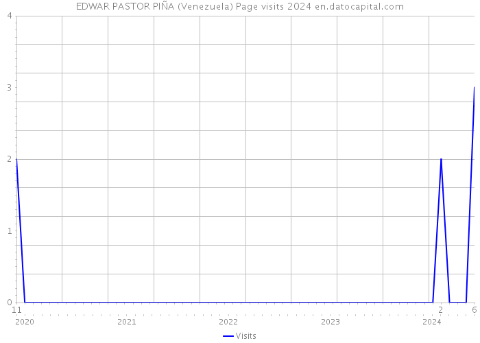 EDWAR PASTOR PIÑA (Venezuela) Page visits 2024 