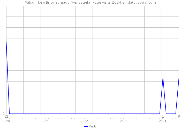 Wilson José Brito Suniaga (Venezuela) Page visits 2024 