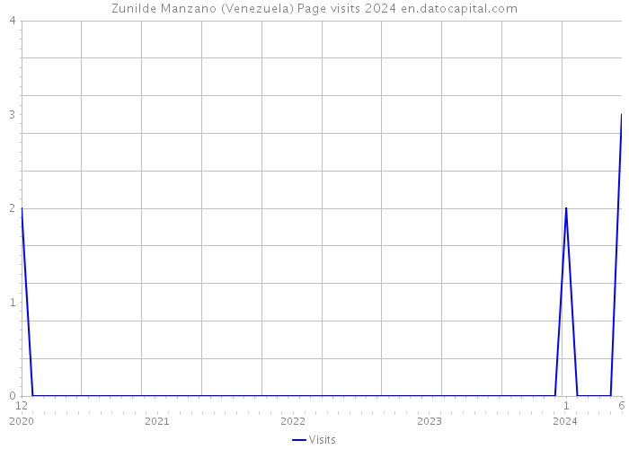 Zunilde Manzano (Venezuela) Page visits 2024 