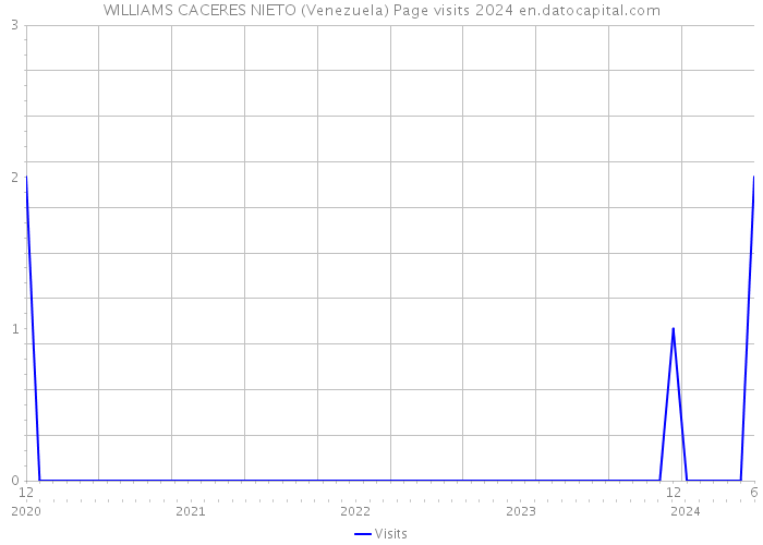 WILLIAMS CACERES NIETO (Venezuela) Page visits 2024 