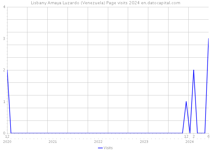Lisbany Amaya Luzardo (Venezuela) Page visits 2024 