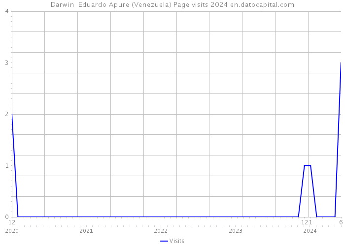 Darwin Eduardo Apure (Venezuela) Page visits 2024 