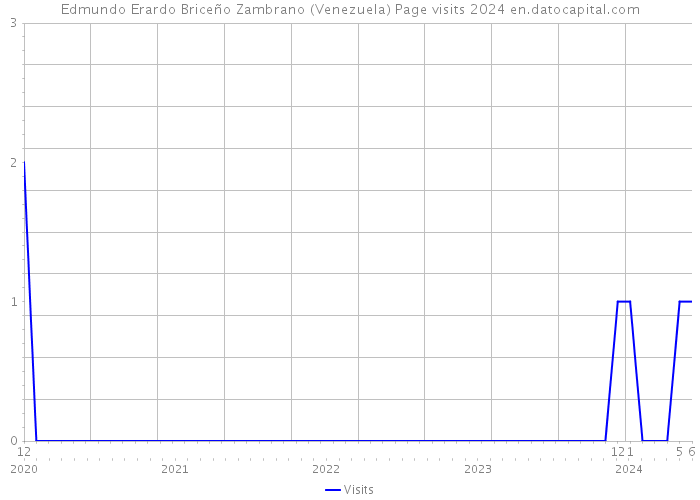 Edmundo Erardo Briceño Zambrano (Venezuela) Page visits 2024 