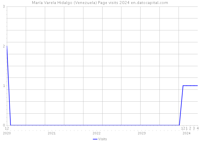 María Varela Hidalgo (Venezuela) Page visits 2024 