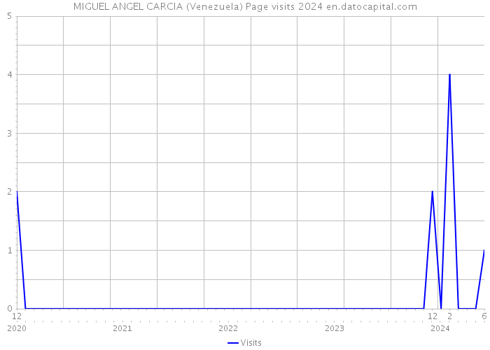 MIGUEL ANGEL CARCIA (Venezuela) Page visits 2024 