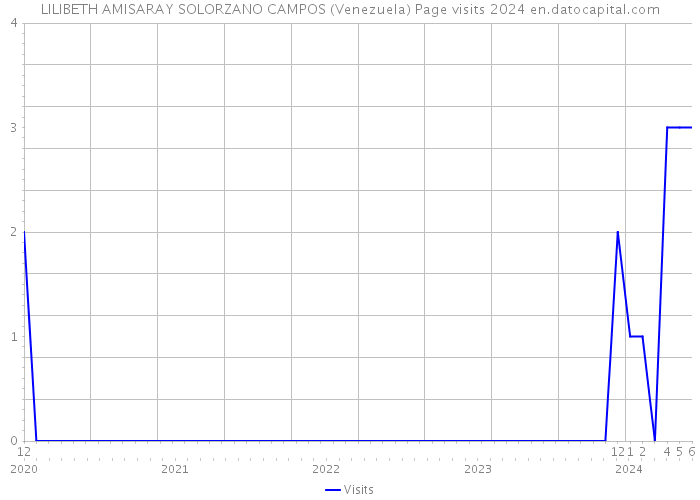 LILIBETH AMISARAY SOLORZANO CAMPOS (Venezuela) Page visits 2024 