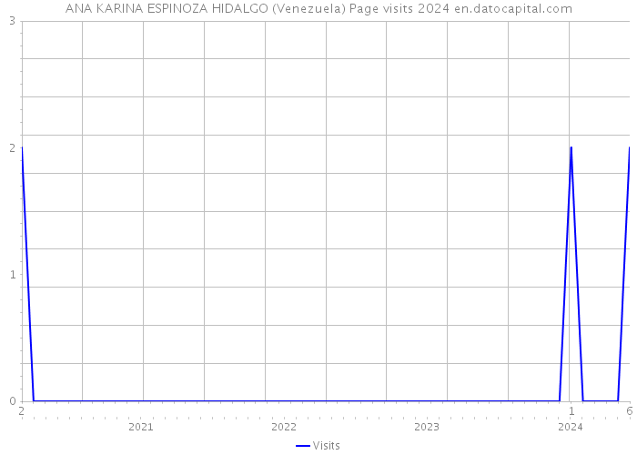 ANA KARINA ESPINOZA HIDALGO (Venezuela) Page visits 2024 