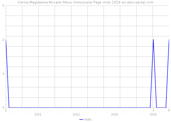 Karina Magdalena Morales Meza (Venezuela) Page visits 2024 
