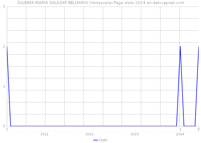 ZULEIMA MARIA SALAZAR BELISARIO (Venezuela) Page visits 2024 