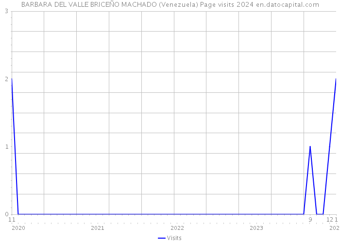BARBARA DEL VALLE BRICEÑO MACHADO (Venezuela) Page visits 2024 