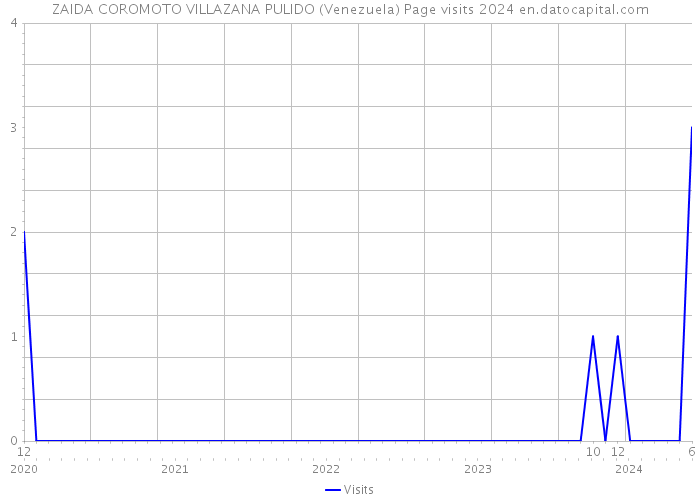 ZAIDA COROMOTO VILLAZANA PULIDO (Venezuela) Page visits 2024 