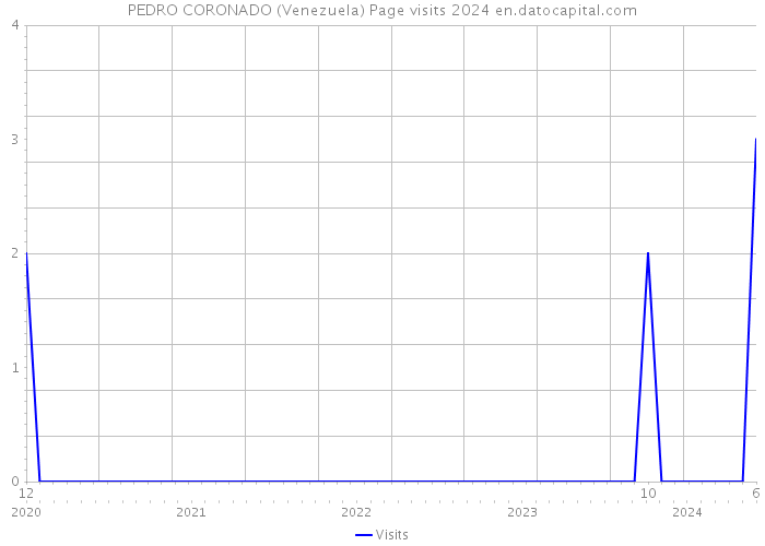 PEDRO CORONADO (Venezuela) Page visits 2024 