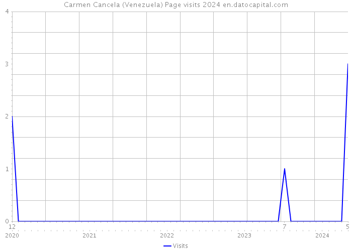 Carmen Cancela (Venezuela) Page visits 2024 