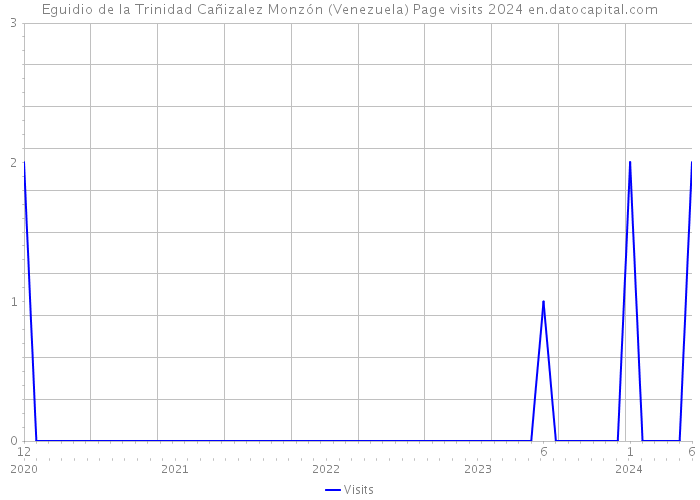 Eguidio de la Trinidad Cañizalez Monzón (Venezuela) Page visits 2024 