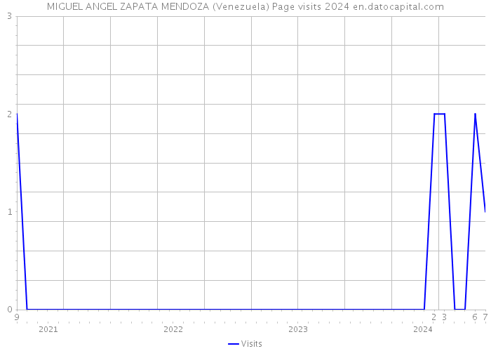 MIGUEL ANGEL ZAPATA MENDOZA (Venezuela) Page visits 2024 