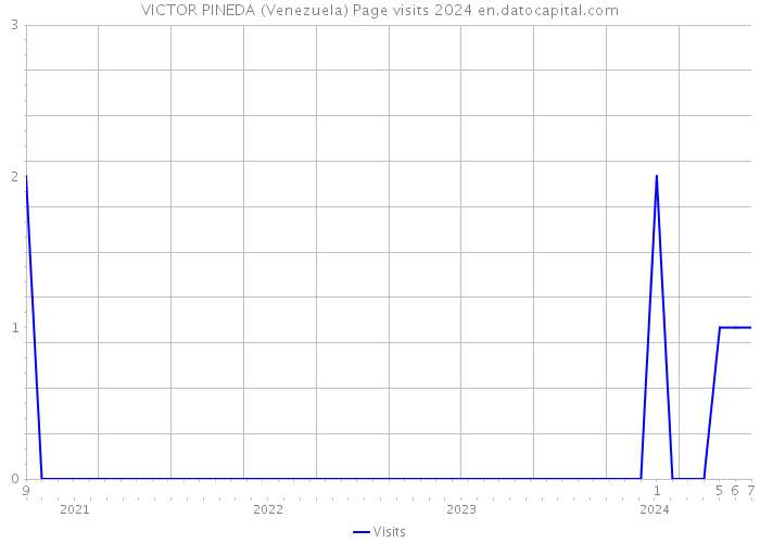 VICTOR PINEDA (Venezuela) Page visits 2024 