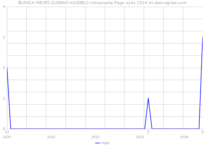 BLANCA NIEVES GUZMAN AGUDELO (Venezuela) Page visits 2024 