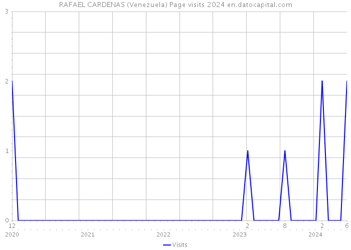 RAFAEL CARDENAS (Venezuela) Page visits 2024 