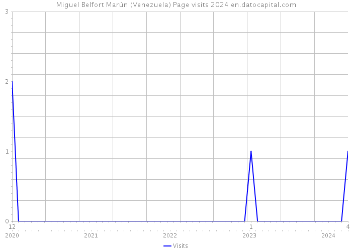 Miguel Belfort Marún (Venezuela) Page visits 2024 
