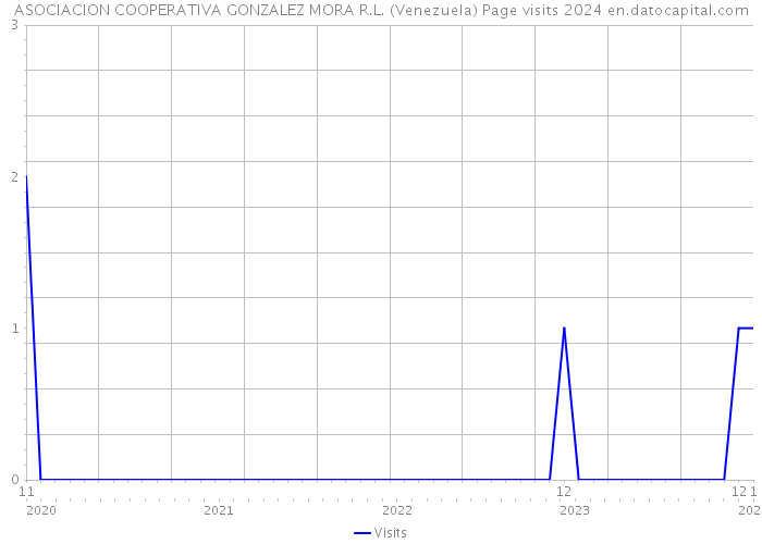 ASOCIACION COOPERATIVA GONZALEZ MORA R.L. (Venezuela) Page visits 2024 