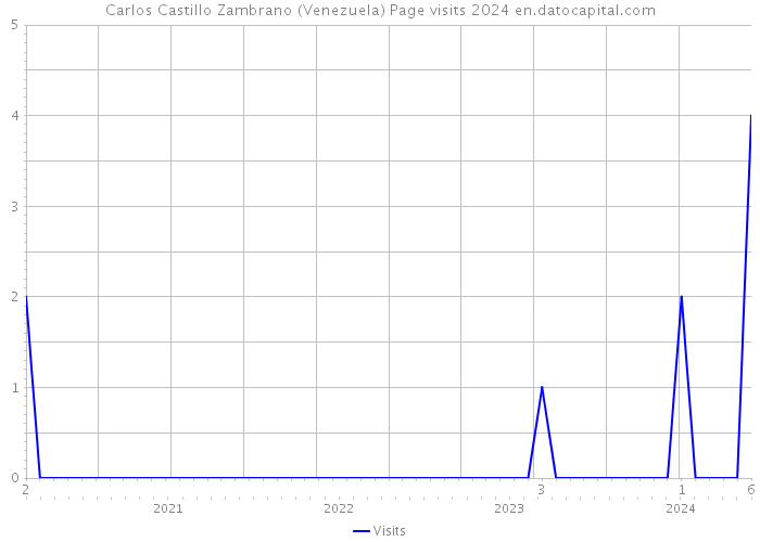 Carlos Castillo Zambrano (Venezuela) Page visits 2024 