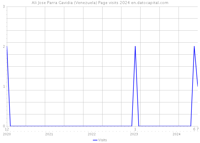 Ali Jose Parra Gavidia (Venezuela) Page visits 2024 