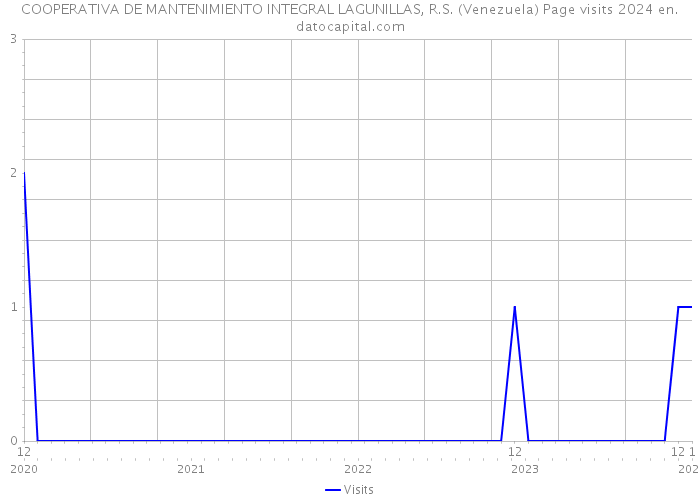 COOPERATIVA DE MANTENIMIENTO INTEGRAL LAGUNILLAS, R.S. (Venezuela) Page visits 2024 
