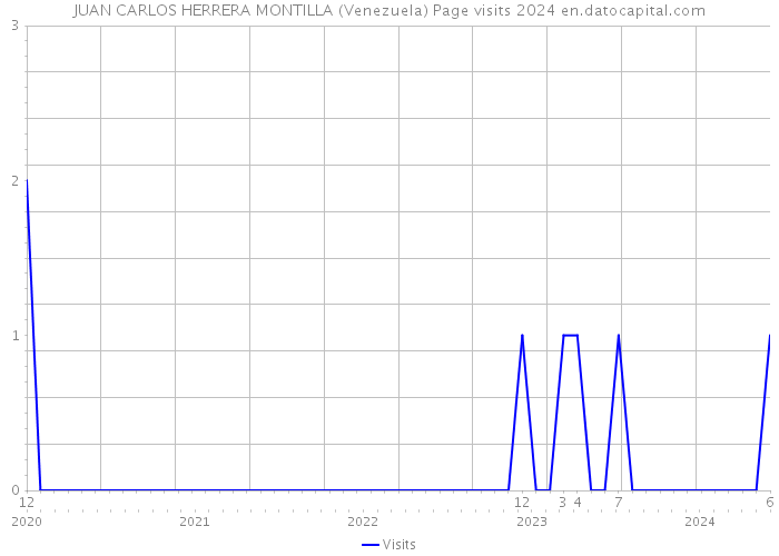 JUAN CARLOS HERRERA MONTILLA (Venezuela) Page visits 2024 