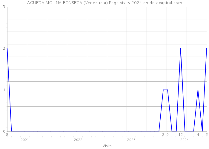 AGUEDA MOLINA FONSECA (Venezuela) Page visits 2024 