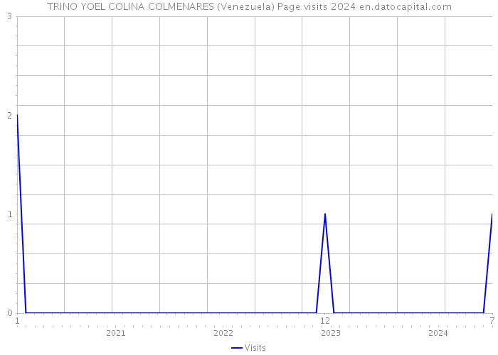 TRINO YOEL COLINA COLMENARES (Venezuela) Page visits 2024 