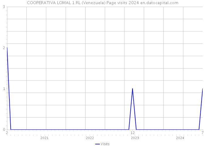 COOPERATIVA LOMAL 1 RL (Venezuela) Page visits 2024 
