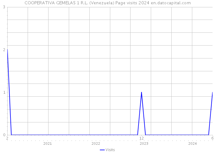 COOPERATIVA GEMELAS 1 R.L. (Venezuela) Page visits 2024 