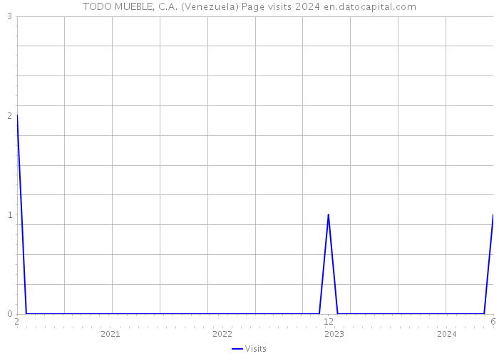 TODO MUEBLE, C.A. (Venezuela) Page visits 2024 