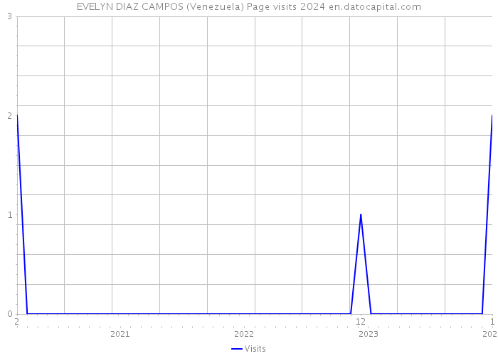 EVELYN DIAZ CAMPOS (Venezuela) Page visits 2024 