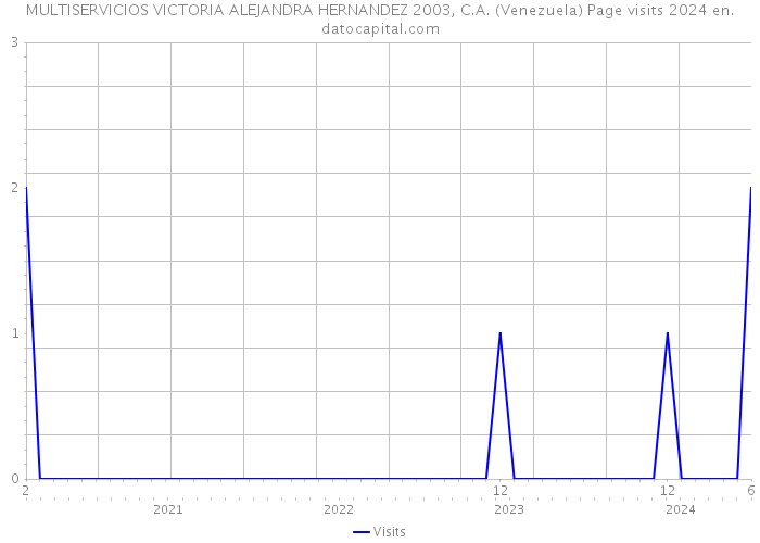 MULTISERVICIOS VICTORIA ALEJANDRA HERNANDEZ 2003, C.A. (Venezuela) Page visits 2024 