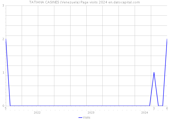 TATIANA CASINES (Venezuela) Page visits 2024 